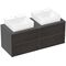 HG Waschtischunterschrank Xevolos E 1370x555x550mm Ko sch-gr ma Fr Ei deunke