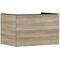 HG Waschtischunterschrank Xelu Q 780x485x550mm eiche natur Griff chrom