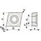 Wendeschneidplatte CCMW 09T304 KH05 Bearb.Guss PROMAT - VPE: 10