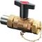 OV Hochdruck-Kugelhahn Optibal PN 40, Rotguss, roh DN 25, 1 1/4Zoll AG