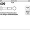Sechskantpassschraube DIN 609 langem Gewindezapfen M10x 55 10.9 25 Stück - VPE: 25