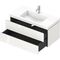 Duravit Waschtischset L-CUBE 1000x480mm 2 Sk 1 HL we hgl ES Ah Mi.
