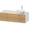 Duravit Waschtischunterbau WHITE TULIP 1300x550mm 2 Schubk we hgl ES NB mitte