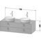 Duravit Waschtischunterbau WHITE TULIP 1300x550mm 2 Schubk we hgl ES Ei mitte