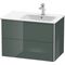 Duravit Waschtischunterbau XSQUARE 810x560x478mm 2 Schubk we ma ES Ah mitte