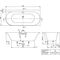 V&B Vorwandwanne LOOP & FRIENDS OVAL DUO wd. 1800x800mm Eckausführung re we