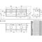 V&B Waschtischunterschrank COLLARO 160x54,8x50cm m LED-B. Arizona Oak