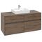V&B Waschtischunterschrank COLLARO 120x54,8x50cm WT mttg Arizona Oak