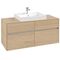 V&B Waschtischunterschrank COLLARO 120x54,8x50cm WT mttg Nordic Oak