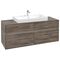 V&B Waschtischunterschrank COLLARO 140x54,8x50cm WT mttg m LED-B. Stone Oak