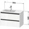 Duravit Waschtischunterbau Ketho.2 810x549x480mm weiß hochglanz