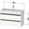 Duravit Waschtischunterbau Ketho.2 984x549x460mm weiß matt