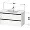 Duravit Waschtischunterbau Ketho.2 984x549x455mm weiß supermatt