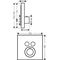 HG Thermostat Axor ShowerSelect UP Fertigset 2 Verbr ma-sw quadratisch