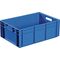 Transportbehälter L600xB400xH420mm blau PP Durchfassgr.Seitenwände geschl.PROMAT