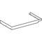 GE Edelstahlblende zu Renova Nr.1 Comprimo Schrank 862265