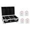 EUROLITE Set 4x AKKU TL-3 TCL weiß + Case mit Ladefunktion