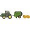 John Deere Traktor mit Ballenpresse