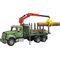 MACK Granite Holztransport LKW+Ladekran