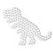 HAMA Stiftplatte Dinosaurier