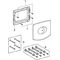 Grohe Abdeckplatte CHIARA/SENTOSA 203x185mm, aus ABS chrom