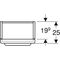 Geberit Hochschrank MYDAY 400x1500x275mm Lack taupe hochglanz