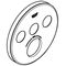 Grohe Rosette SMARTCONTROL moon white, rund, für UP-THM mit 3 ASV