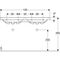 Geberit Doppelwaschtisch iCon Light 1200x480mm o Hahnloch ohne Überlauf weiß
