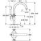 Grohe Zweigriff-Wannenbatterie ATRIO FMS, Bodenmontage chrom