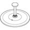 GROHE Kopfbrauseset Rainshower Mono 310 mit Deckenauslass 142mm phantom black