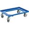 Kistenroller Trgf.250kg Gummi-Bereifung L600xB400mm Ku.blau ALLIT