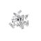 TCM FX Metallic Konfetti rechteckig 55x18mm, silber, Lasereffekt, 1kg