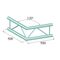 ALUTRUSS BILOCK BQ2-PAC22V 2-Weg Ecke 120°