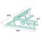 ALUTRUSS DECOLOCK DQ3-PAC20 2-Weg Ecke 60°