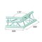 ALUTRUSS DECOLOCK DQ3-PAC23 2-Weg Ecke 135°
