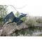 EUROPALMS Halloween Flying Dragon, animiert, blau, 120cm