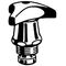 Grohe Oberteil 3/4" Trecorn-Griff Mark blau chr