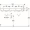 Geberit Doppelwaschtisch iCon 1200x485mm m HL mit Überlauf weiß KT