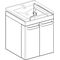 Geberit WT-Unterschrank RENOVA COMFORT 530x620x525mm we matt/Zierleiste grap ma