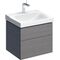 Geberit Waschtischunterschrank XENO² 580x530x462mm La strukturiert/sculturagr