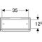 Geberit Hängeschrank RENOVA PLAN 700x390x173mm Lack lava matt