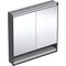 Geberit Spiegelschrank ONE mit CoL 2 Türen Nische 900x900mm