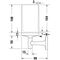Duravit Glashalter STARCK T inkl. Glas weiß matt gold poliert