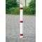 Sperrpfosten STA rot-weiß D.76mm z.Bet.m.Spitzkappe URBANUS