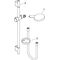 HG Brauseset RAINDANCE SELECT S 120 3jet Bsta Unica'S Puro 900mm weiß/chrom