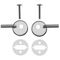 Duravit Scharnierpaar ohne SoftClose verchromt