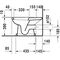 Duravit Stand-WC 1930 tief, 355x665mm Abgang waagrecht weiß