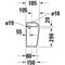 Duravit Spülkasten DURAPLUS LAGO 420x185mm, Anschluss rechts/links weiß