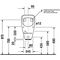 Duravit Elektronik-Urinal UTRONIC 345x315mm ZL v hi Netzans Aus o Fliege w