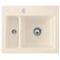 V&B Einbauspüle SUBWAY XM FLAT 585x475mm Exzent. crema